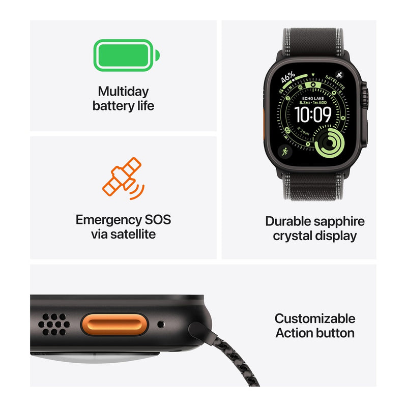 Apple Watch Ultra 3 (GPS + Cellular) - Titanio Natural