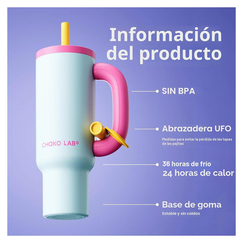 CHAKO LAB BaWangCup Termo 316 - Pink & Blue
