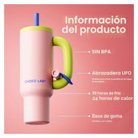 CHAKO LAB BaWangCup Termo 316 - Pink & Green