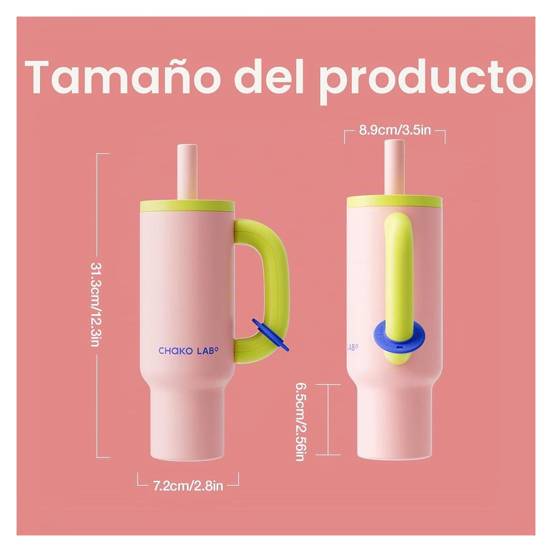 CHAKO LAB BaWangCup Termo 316 - Pink & Green