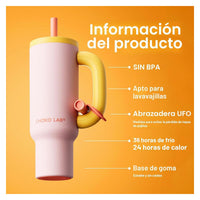 CHAKO LAB BaWangCup Termo 316 - Pink & Yellow