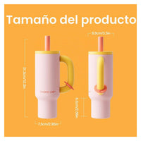 CHAKO LAB BaWangCup Termo 316 - Pink & Yellow