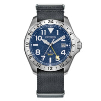 Reloj Citizen Promaster Land GMT Eco-Drive - Esfera Azul (BJ7150-09L)
