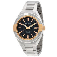 Citizen Tsuyosa Automatic Black Dial Two-Tone Men's Watch NJ0154-80H