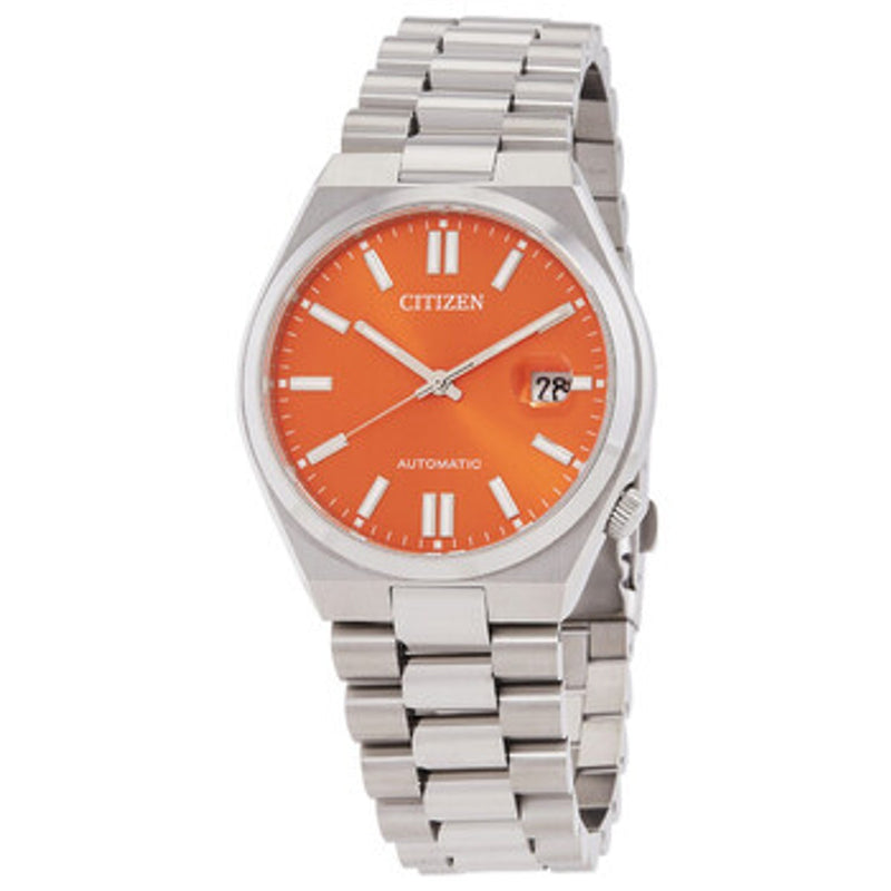 Citizen Tsuyosa Automatic Orange Dial Men's Watch NJ0151-88Z