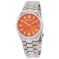 Citizen Tsuyosa Automatic Orange Dial Men's Watch NJ0151-88Z