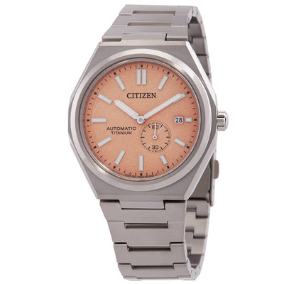Reloj Citizen Zenshin Automático - Esfera Salmón, Hombre (NJ0180-80Z)