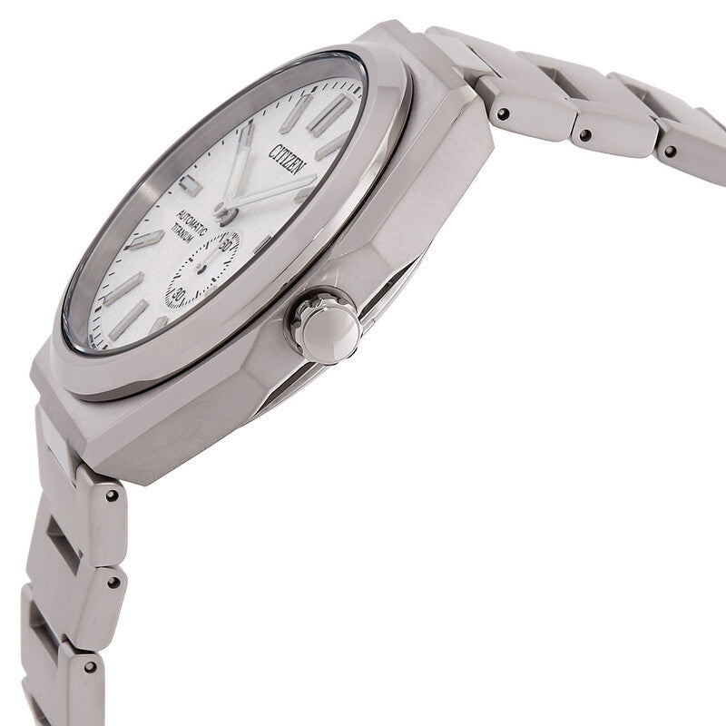Reloj Citizen Zenshin Automático - Esfera Blanca, Dama 40.5mm (NJ0180-80A)