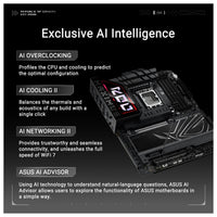 ASUS ROG Maximus Z890 Hero Placa base Intel Z890 LGA 1851, Intel avanzada lista para PC, 22+2+1+2 etapas, DDR5, WiFi 7, 3X PCIe 5.0 M.2