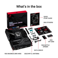 ASUS ROG Maximus Z890 Hero Placa base Intel Z890 LGA 1851, Intel avanzada lista para PC, 22+2+1+2 etapas, DDR5, WiFi 7, 3X PCIe 5.0 M.2