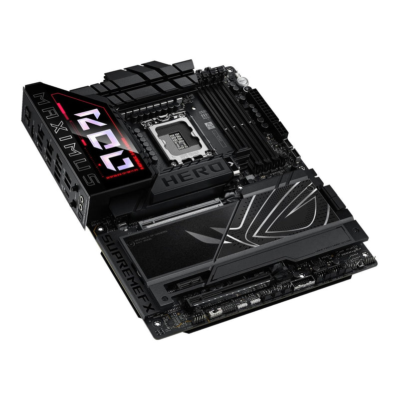 ASUS ROG Maximus Z890 Hero Placa base Intel Z890 LGA 1851, Intel avanzada lista para PC, 22+2+1+2 etapas, DDR5, WiFi 7, 3X PCIe 5.0 M.2