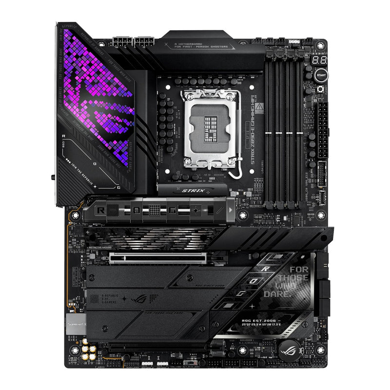 ASUS ROG Strix Z890-E Gaming WiFi Intel Z890 LGA 1851 ATX Placa Base con IA Avanzada, DDR5, WiFi 7 y Más