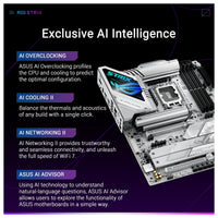 ASUS ROG STRIX Z890-A GAMING WIFI placa base para Intel® Core™ Ultra, AI PC-ready, DDR5, WiFi 7, 5x M.2, Thunderbolt™ 4