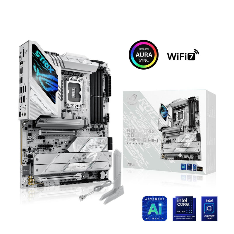 ASUS ROG STRIX Z890-A GAMING WIFI placa base para Intel® Core™ Ultra, AI PC-ready, DDR5, WiFi 7, 5x M.2, Thunderbolt™ 4