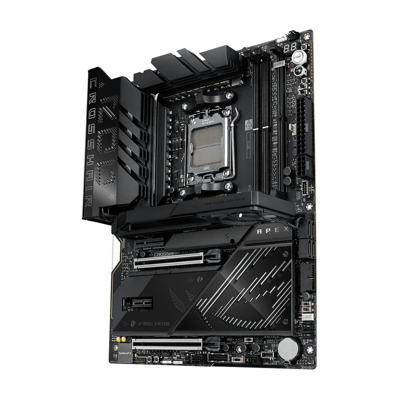 ASUS ROG Crosshair X870E APEX Motherboard con Advanced AI, DDR5, Wi-Fi 7, DIMM.2, PCIe 5.0 y USB4 para alto rendimiento