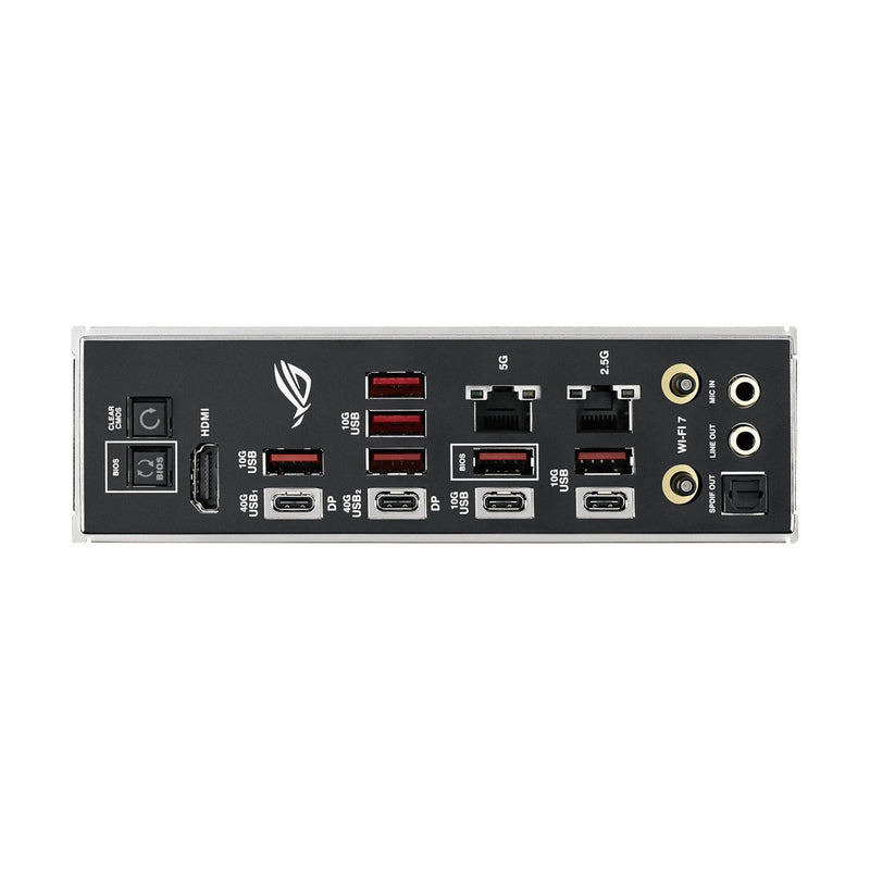 Placa base ROG Crosshair X870E Hero BTF AMD ATX, diseño conector oculto, ranura GPU alta potencia, DDR5, WiFi 7, PCIe 5.0, USB4