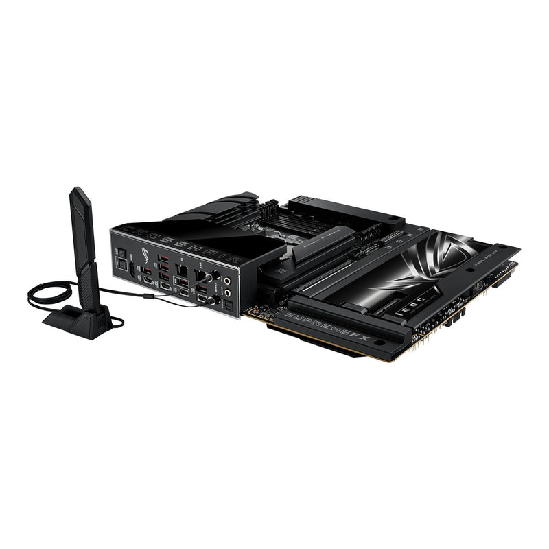 Placa base ROG Crosshair X870E Hero BTF AMD ATX, diseño conector oculto, ranura GPU alta potencia, DDR5, WiFi 7, PCIe 5.0, USB4
