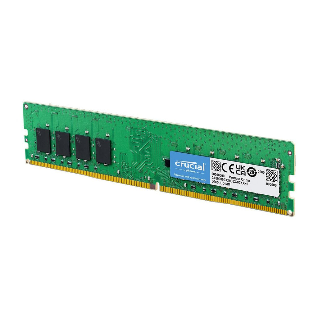 Crucial RAM DDR4 32GB, 3200MHz, UDIMM, compatible con Intel y AMD Ryzen, reduce a 2933/2666MHz
