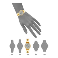 Reloj de pulsera para mujer Anne Klein con cristal mineral resistente y diseño elegante