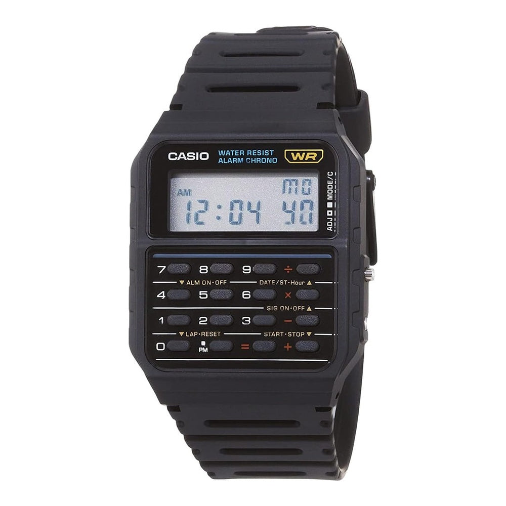 Casio CA53W Vintage Series, reloj digital con calculadora, cronómetro, resistente al agua, resina y alarma diaria