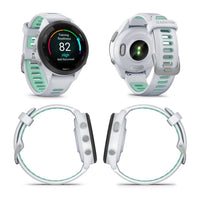 Garmin Forerunner 265S Music GPS Smartwatch Pantalla AMOLED Auriculares 42mm Blanco Piedra