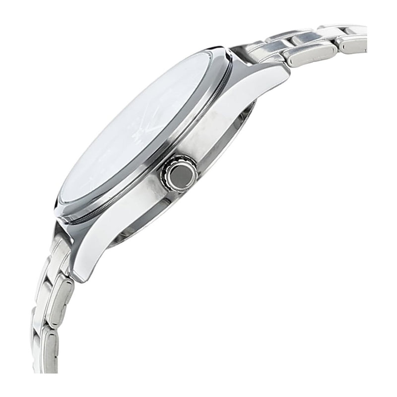 Reloj Casio para hombre de acero inoxidable, esfera negra y función de fecha, modelo MTP-V006D-1B2, diseño casual