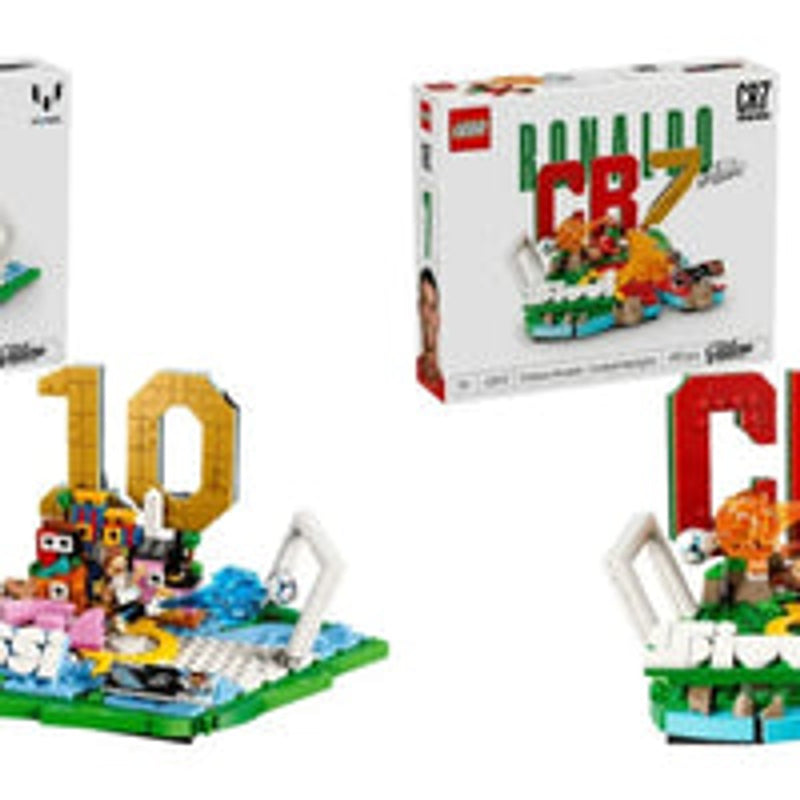 LEGO Lionel Messi + Lego Cristiano Ronaldo COMBO