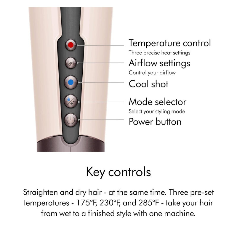 Dyson Airstrait - Ceramic Apricot / Topaz