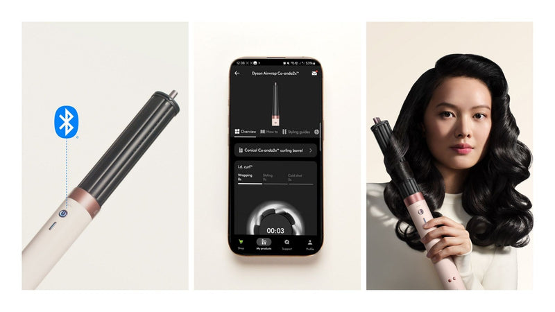 Dyson Airwrap Co-anda 2x Liso+Ondulado Ceramic Pink/Rose Gold
