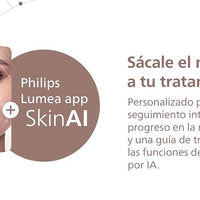 Philips Lumea Serie 9900, depiladora IPL con Inteligencia Artificial, tratamiento personalizado, 4 accesorios para el cuerpo, la cara, la zona del bikini y las axilas, con cable y sin cable, BRI951/00