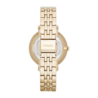 Reloj Fossil Jacqueline para mujer con pulsera de acero inoxidable o cuero y pantalla analógica elegante