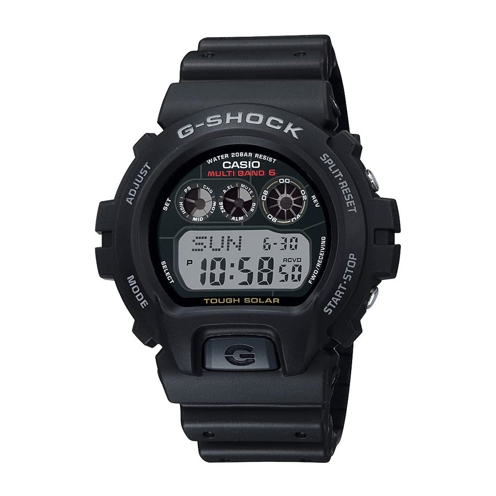 G-Shock GW6900-1 reloj solar deportivo negro y resistente para hombre, perfecto para un estilo de vida activo