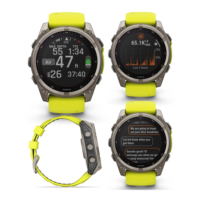 Garmin Fenix 8 Smartwatch Solar Sapphire Gps Bluetooth 64gb