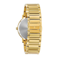 Reloj de cuarzo Bulova para hombre con esfera de diamantes y cristal extendido, diseño moderno resistente al agua