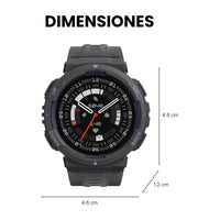 Amazfit Active Edge - Reloj Inteligente De 1.811 Cm, Resistente Reloj Deportivo Y Fitness, GPS, Entrenador De Salud AI, Batería De 16 Días, Más De 130 Modos