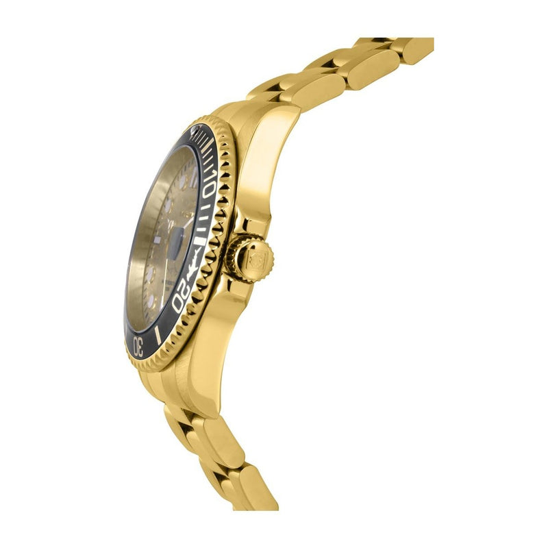 Invicta Reloj de cuarzo Pro Diver para hombre, diseño dorado, modelo 30025. Ideal para buzos