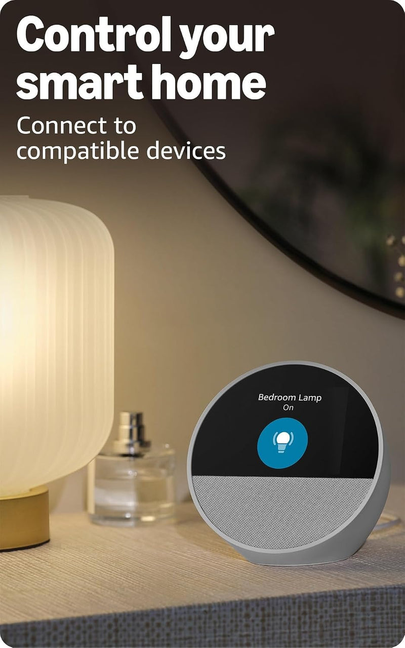 Amazon Echo Spot (2024) - Blanco Glaciar