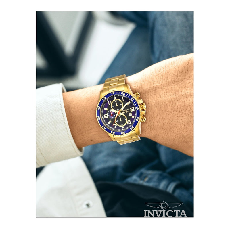Reloj Invicta Specialty para hombres, cronógrafo, acero inoxidable con dial texturizado, estilo moderno y elegante