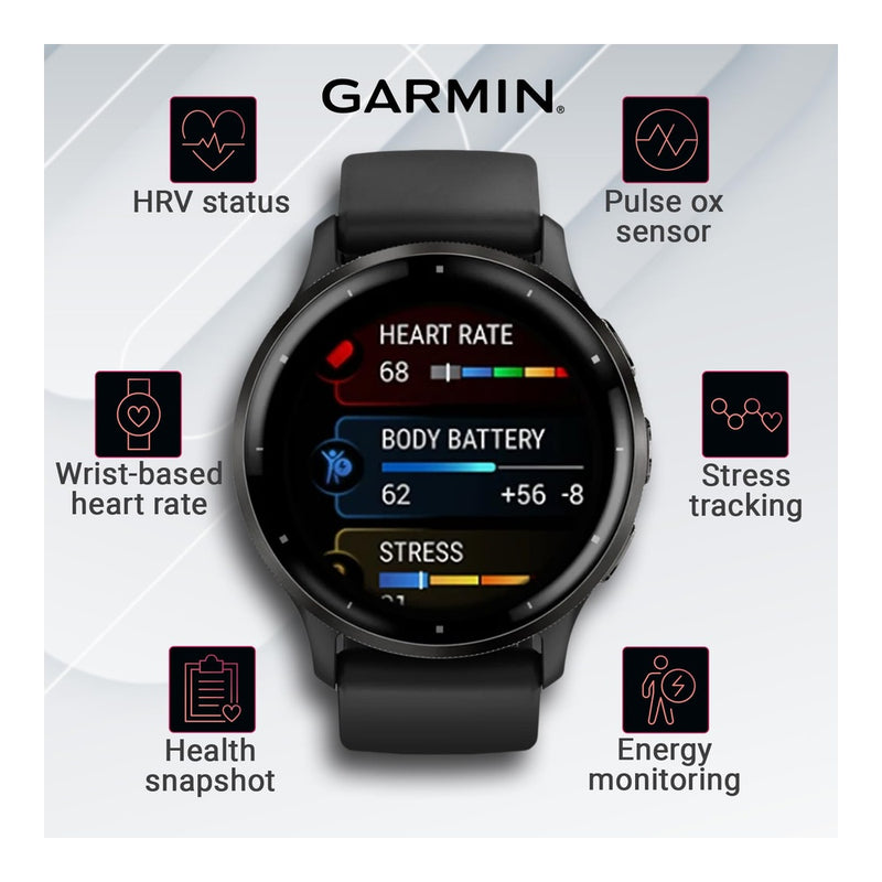 Garmin Venu 3 Con Pantalla AMOLED Y Salud Avanzada