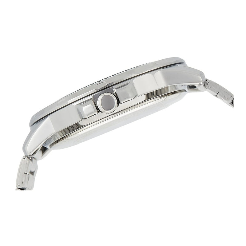 Reloj Casio para hombre, diseño análogo con dial marrón y acero inoxidable, resistente al agua y manecillas luminosas
