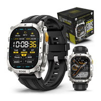 Smartwatch CARBINOX Edge con AMOLED, Bluetooth, resistente al agua, GPS y llamadas para Android e iOS