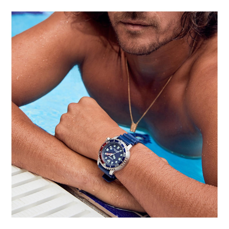 Citizen Promaster Dive Eco-Drive, reloj de buceo ISO, manos y marcadores luminosos, bisel giratorio