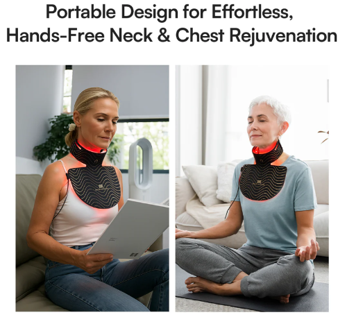 INIA GLOW Neck & Chest Red Light Therapy