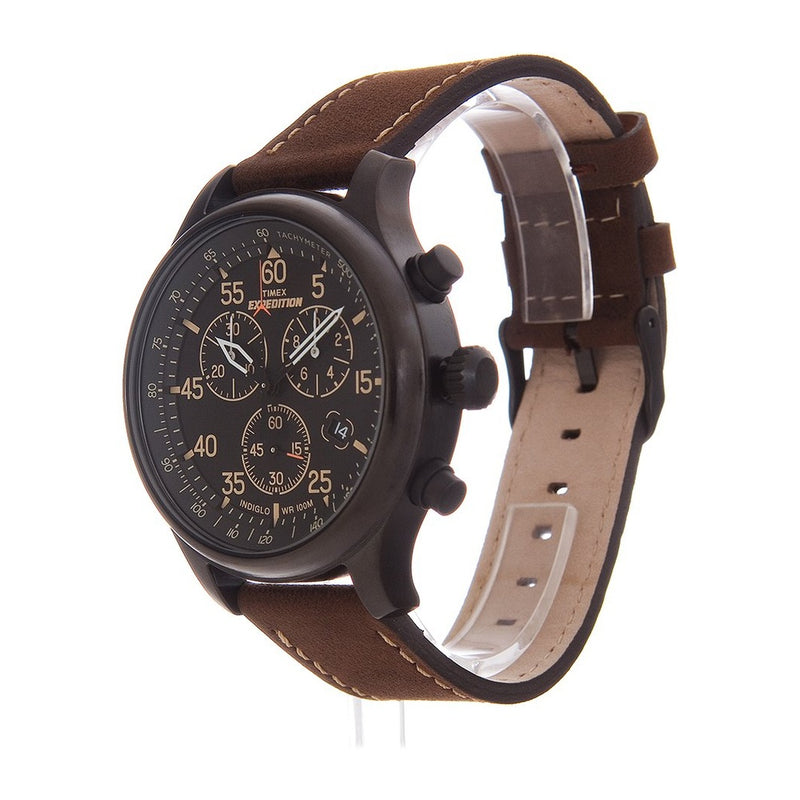 Timex Expedition Field Chronograph para Hombre con Correa Ajustable, Cronógrafo, Luz INDIGLO y Resistencia al Agua