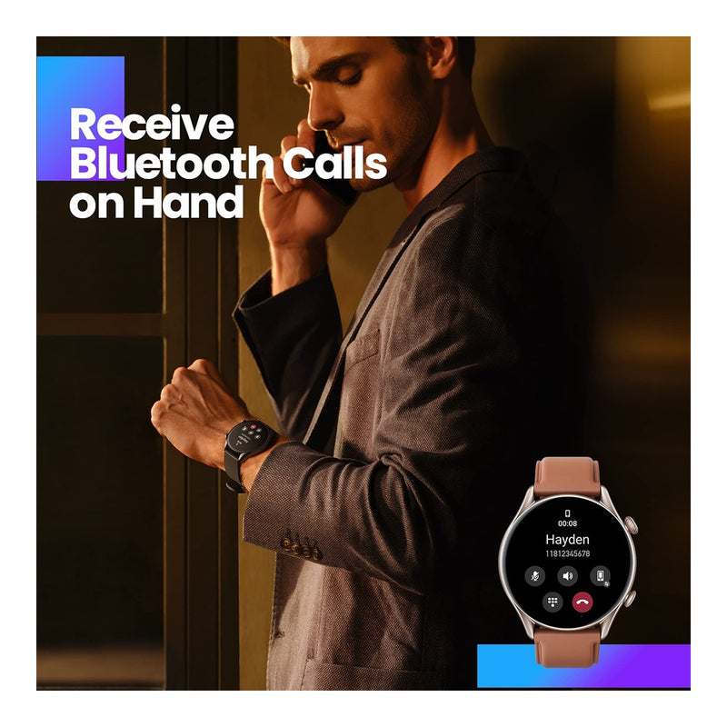 Amazfit GTS 3 - Reloj Inteligente Para iPhone Android, Alexa Integrado, GPS 150 Modos Deportivos, Pantalla AMOLED 1.75 Pulgadas Negro