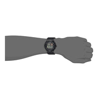 Casio Reloj de cuarzo resistente al barro con correa de resina y cuerpo de acero inoxidable, modelo TRT-110H-1AVCF