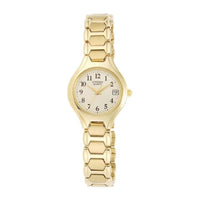 Reloj Citizen de cuarzo para mujer en acero inoxidable, clásico y elegante con función de calendario perpetuo