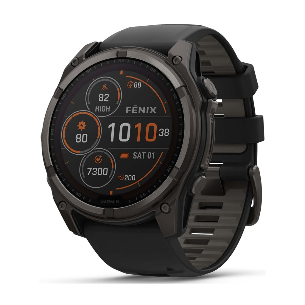 Garmin Fenix 8 - Sapphire Solar - Titanium Carbon Gray