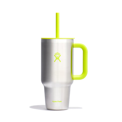 Hydro Flask Travel Tumbler 40oz - Stainless Lime