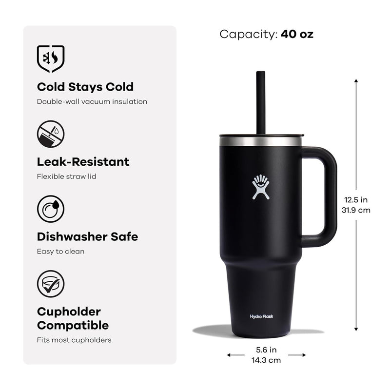 Hydro Flask Travel Tumbler 40oz - Sugarplum